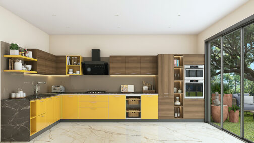 L Shaped Kitchen